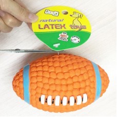 Pet dogs rugby, dog toys, puppies, biting and grinding teeth, vocalizing and relieving boredom
